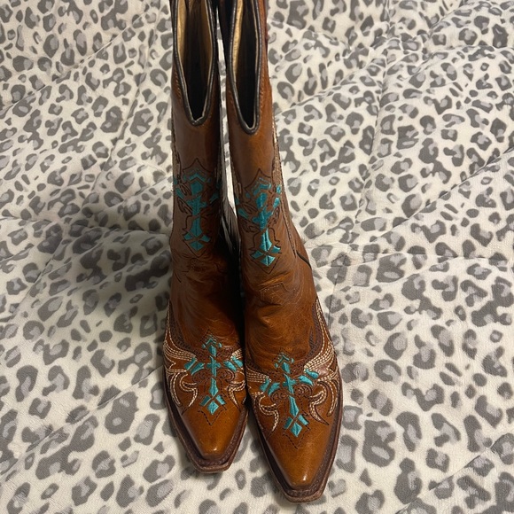 Circle G women’s leather boots, not broken in - Picture 2 of 6